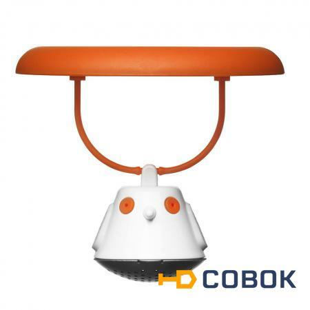 Фото Емкость для заваривания чая с крышкой birdie swing оранжевая (54967)