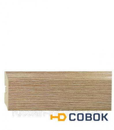 Фото Плинтус Smartprofile 3D wood 82 МДФ Дуб маресме 2,4 м