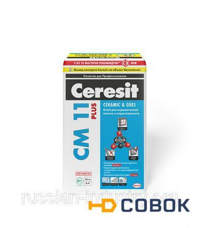 Фото Клей для плитки Ceresit CM 11 Plus 25 кг