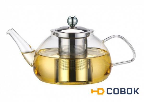 Фото Заварочный чайник с фильтром 1000 мл.нжс Dalian Hantai (884-026)
