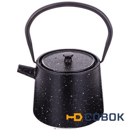 Фото Заварочный чайник чугунный с эмалированным покрытием внутри 1000 мл