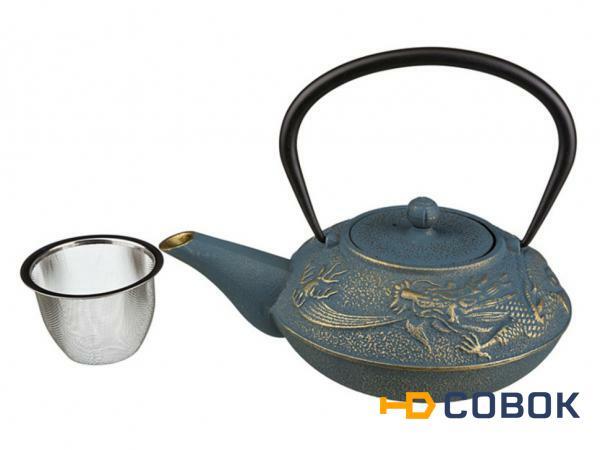 Фото Заварочный чайник чугунный с эмалированным покрытием внутри 700 мл. Ningbo Gourmet (734-043)