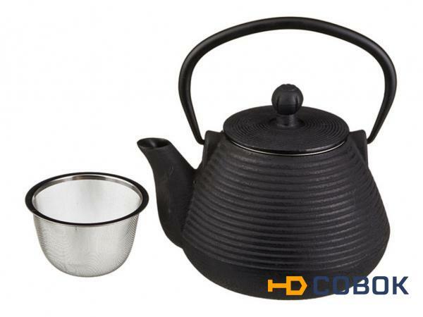 Фото Заварочный чайник чугунный с эмалированным покрытием внутри 1100 мл. Ningbo Gourmet (734-035)