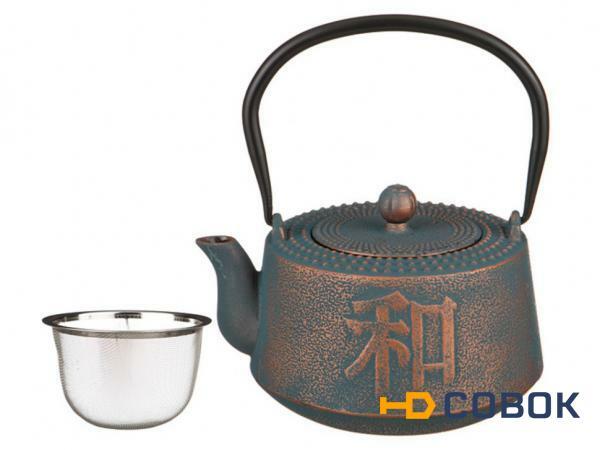 Фото Заварочный чайник чугунный с эмалированным покрытием внутри 1300 мл. Ningbo Gourmet (734-049)