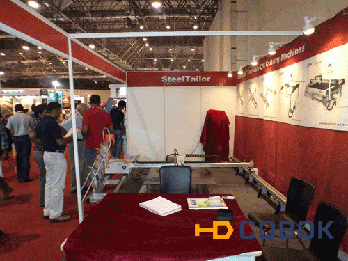 Фото SteelTailor показал портальная установка термической резки с чпу на выставке WELD INDIA2013