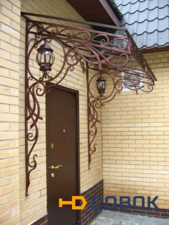 Фото Металлические кованые двери и ворота