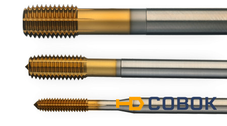 Фото Бесстружечный метчик CENTERDRILL G3/4" TiN (раскатник)