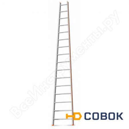 Фото Приставная лестница 20 ступеней Эйфель Комфорт-Профи-Пирамида