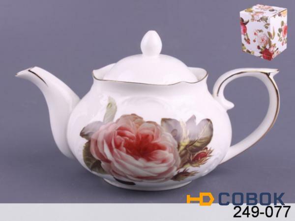 Фото Заварочный чайник "розы" с фильтром 500 мл. Porcelain Manufacturing (249-077)