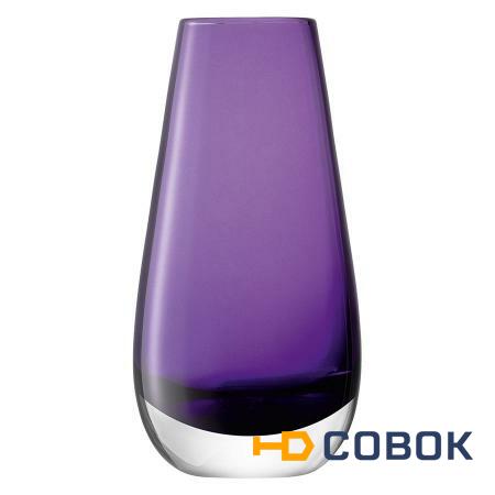 Фото Ваза в форме бутона flower colour 14 см фиолетовая (61258)