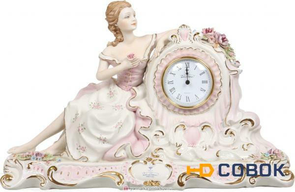 Фото Часы настольные любовь 19х48 см высота 30 см циферблат диаметр 8 см