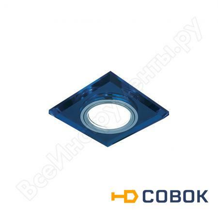 Фото Точечный светильник Gauss Backlight синий/хром Gu5.3 LED подсветка 4100K BL061
