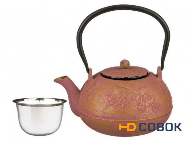 Фото Заварочный чайник чугунный с эмалированным покрытием внутри 1200 мл. Ningbo Gourmet (734-050)