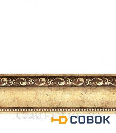 Фото Плинтус Decomaster античное золото 60х22х2400 мм