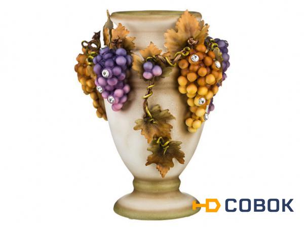 Фото Ваза "виноград" высота=33 см. Ceramiche Stella (341-155)