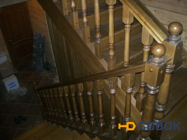 Фото Лестницы из лиственницы