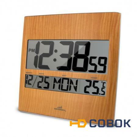 Фото Электронные настенные часы с термометром Wendox WA113