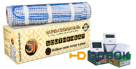 Фото Теплый пол PRORAB Мат нагревательный SouthHeat SHDN-600-4