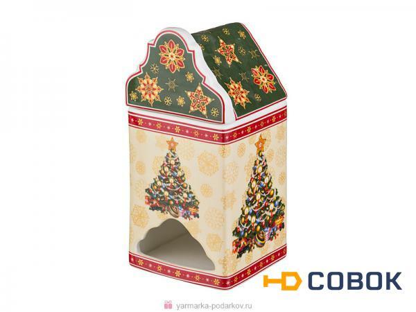 Фото Банка для чайных пакетиков christmas collection 18х9х9 см,