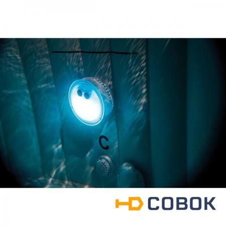 Фото Подсветка для надувных джакузи Intex 28504 Multi-Colored Hydroelectric Power LED Light (c гидрогенератором)