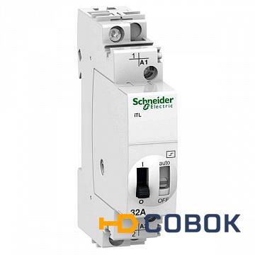 Фото Импульсное реле iTL 32A 1НО 230В АС 50-60ГЦ 110В D (max 36) | код. A9C30831 | Schneider Electric