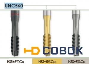 Фото Метчик машинный для нарезания правой UNC резьбы в сквозных отвестиях Carmon UNC560