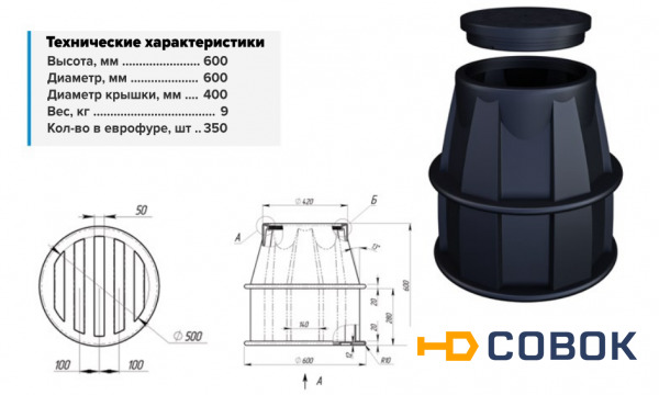 Фото Колодец связи КС-2