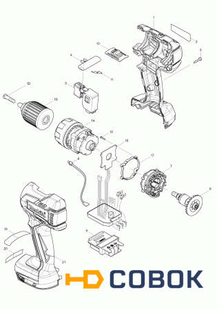 Фото Выключатель MAKITA DDF459