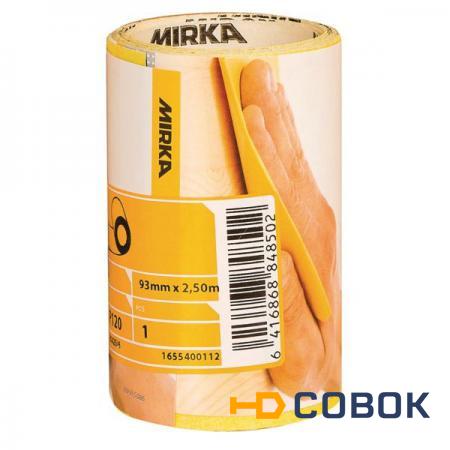 Фото Mirka Наждачная бумага в рулонах для сухого шлифования Mirka Mirox 1655400140 P40 2500 x 93 мм