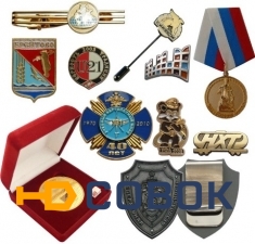 Фото Изготовление металлических значков и медалей