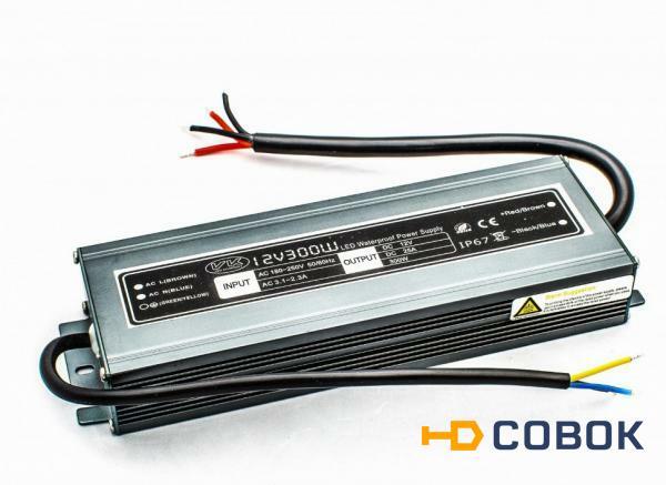 Фото Блок питания 12V VK SLIM IP67 (300 Вт)