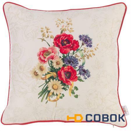 Фото Декоративная подушка Полевые цветы