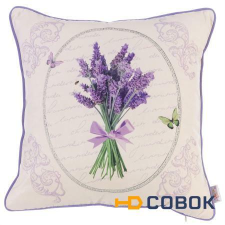 Фото Декоративная подушка Лаванда в цвету