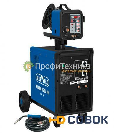 Фото Полуавтомат сварочный BLUEWELD Megamig Digital 490 R.A. Synergic