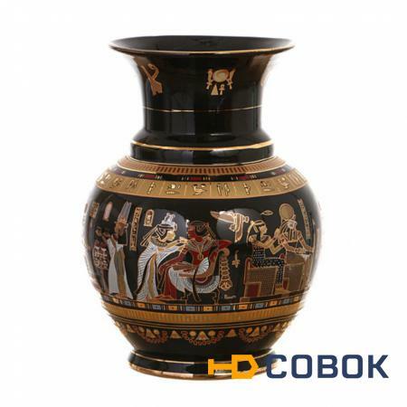 Фото Ваза "египет" высота=25 см. Porcelain Manufacturing (54-022)