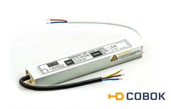 Фото Блок питания 12V VK COMPACT IP67 (20 Вт)