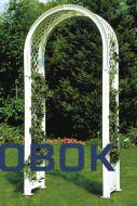 Фото Садовая арка с штырями для установки в землю