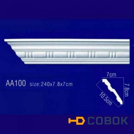 Фото Потолочный плинтус с орнаментом Гибкий AA100F