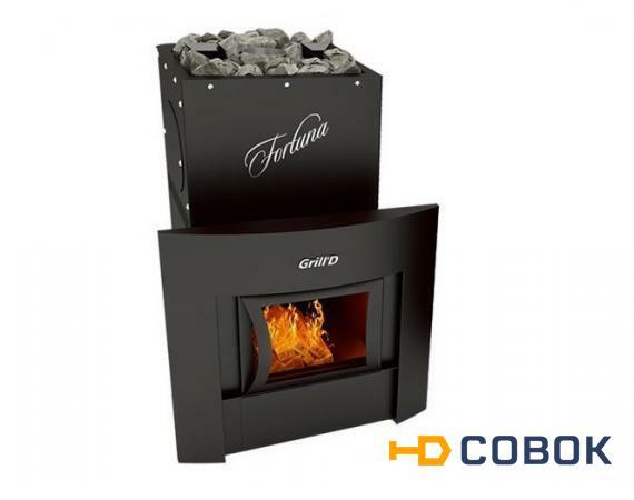 Фото Печь для бани Grill D Fortuna 200 window black