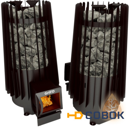 Фото Печь для бани Grill’D Cometa Vega 180 long black