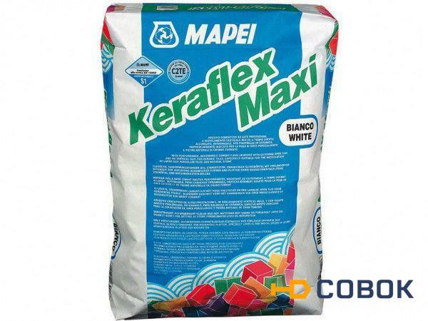 Фото Клей для плитки Mapei Keraflex Maxi серый 25 кг.