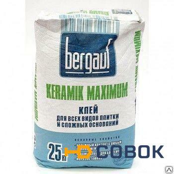 Фото Клей для плитки Бергауф Керамик Максимум (Bergauf Keramik Maximum) 25 кг