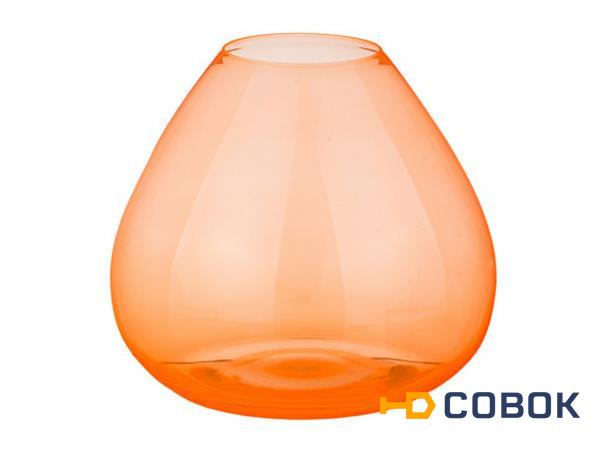 Фото Ваза "neon" оранжевая высота=18,5 см. Crystalex Cz (674-327)
