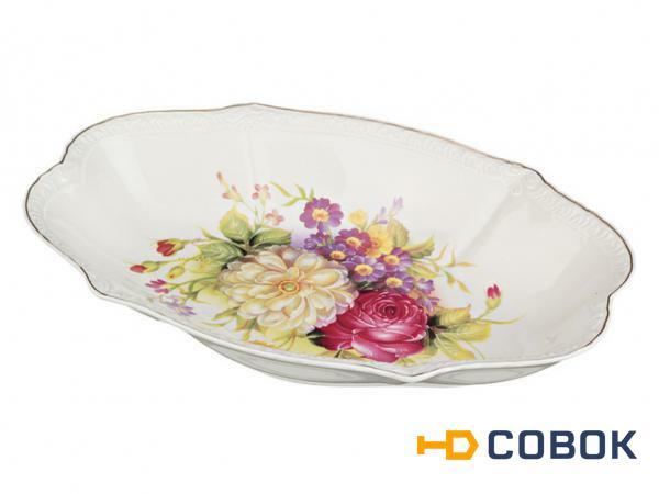 Фото Блюдо для пирожных 17*25 см. Porcelain Manufacturing (753-034)