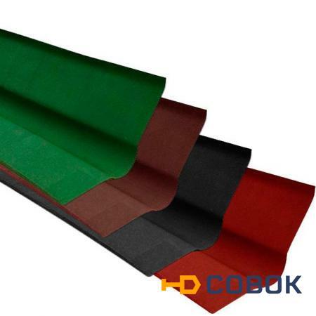 Фото Ендова Ондулин зеленый длина - 1м