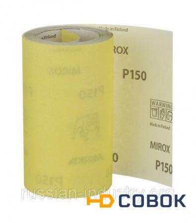 Фото Наждачная бумага Mirox Mirka P150 желтая 115 мм 5 м