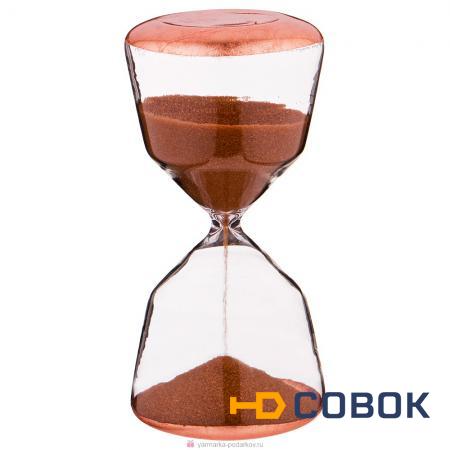 Фото Песочные часы цвет: бронза диаметр 7,4 см ,высота 15,5 см