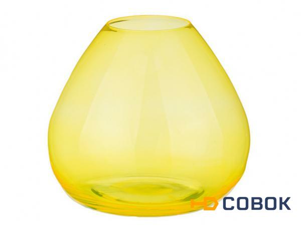 Фото Ваза "neon" желтая высота=18,5 см. Crystalex Cz (674-326)