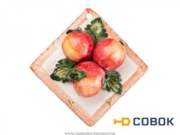 Фото Вешалка для кухонных полотенец яблоки диаметр 15 см