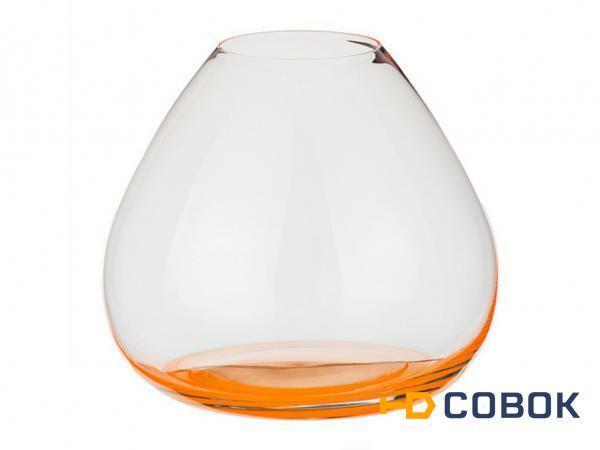 Фото Ваза "neon" оранжевая высота=18,5 см. Crystalex Cz (674-324)